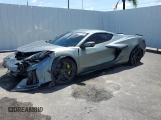 2023 Chevrolet Corvette 3LZ z VIN 1G1YF2D33P5603130, wystawiony jako Copart lot #55411805 z przebiegiem 814 mil mil oraz Szkoda całkowita • Salvage title. Historia ofert i sprzedaży dostępna na DreamBid. Obrazek 1.
