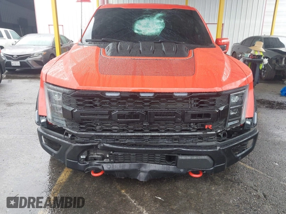 2023 Ford F-150 Raptor with VIN 1FTFW1RJ0PFC76292, listed as a IAAI auction lot 41458893 with 5,028 mi miles and . Bid and sale history available at DreamBid. Image 13.