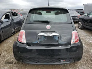 2017 FIAT 500e with VIN 3C3CFFGE6HT625165, listed as a Copart auction lot 84066494 with 41,264 mi miles and Salvage Title. Bid and sale history available at carsss.com. Image 6.