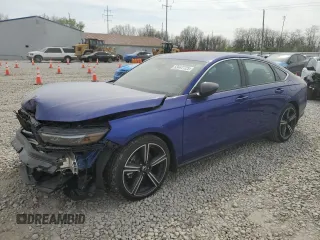 2023 Honda Accord Sport с VIN 1HGCY2F53PA061627, выставлен на аукционе Copart как лот 53447725 с пробегом 15 487 миль миль и Списание • Salvage title. История ставок и продаж доступна на DreamBid. Изображение 1.