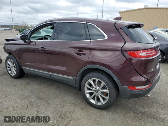 2018 Lincoln MKC Select with VIN 5LMCJ2D94JUL13697, listed as a Copart auction lot 52852685 with 38,395 mi miles and Salvage title. Bid and sale history available at DreamBid. Image 2.