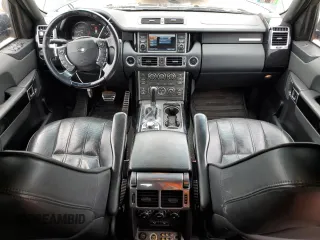 2011 Land Rover Range Rover SC with VIN SALMF1E4XBA357855, listed as a Copart auction lot 57708415 with 133,425 mi miles and Salvage title. Bid and sale history available at DreamBid. Image 8.