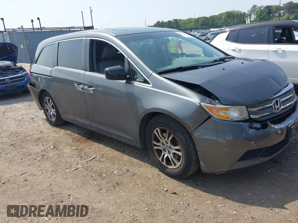 2012 Honda Odyssey EX-L с VIN 5FNRL5H67CB135258, выставлен на аукционе IAAI как лот 42577292 с пробегом 53 451 миль миль и . История ставок и продаж доступна на DreamBid. Изображение 1.