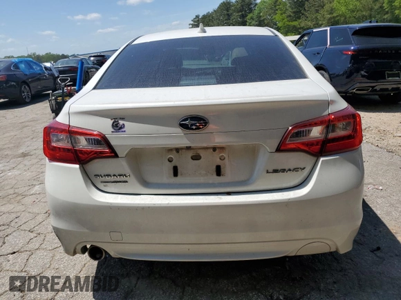 2016 Subaru Legacy Limited with VIN 4S3BNBL61G3040456, listed as a Copart auction lot 53948475 with 50,537 mi miles and Salvage title. Bid and sale history available at DreamBid. Image 6.