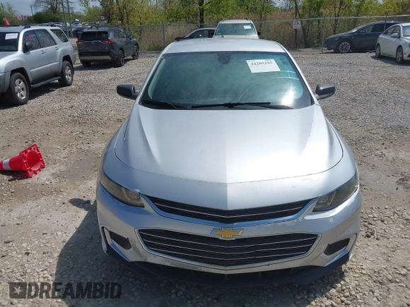 2016 Chevrolet Malibu LS with VIN 1G1ZB5STXGF266695, listed as a IAAI auction lot 42205185 with 166,139 mi miles and . Bid and sale history available at carsss.com. Image 12.