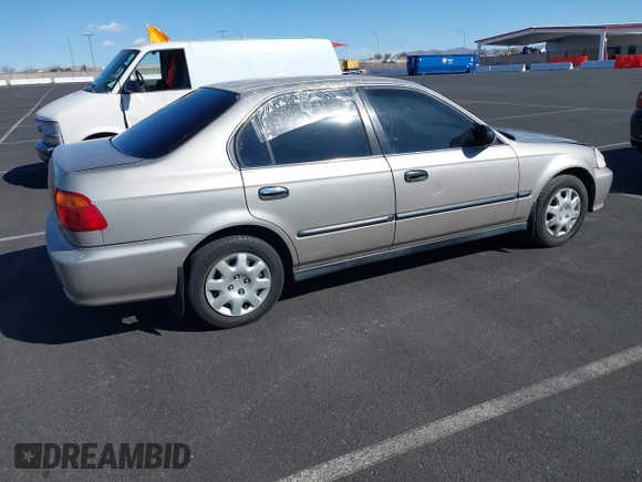 2000 Honda Civic LX with VIN 1HGEJ6672YL053837, listed as a IAAI auction lot 41778864 with 368,139 mi miles. Bid and sale history available at carsss.com. Image 4.