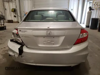 2012 Honda Civic EX with VIN 19XFB2F86CE001842, listed as a Copart auction lot 55585725 with 204,350 mi miles and Salvage Title. Bid and sale history available at DreamBid. Image 6.