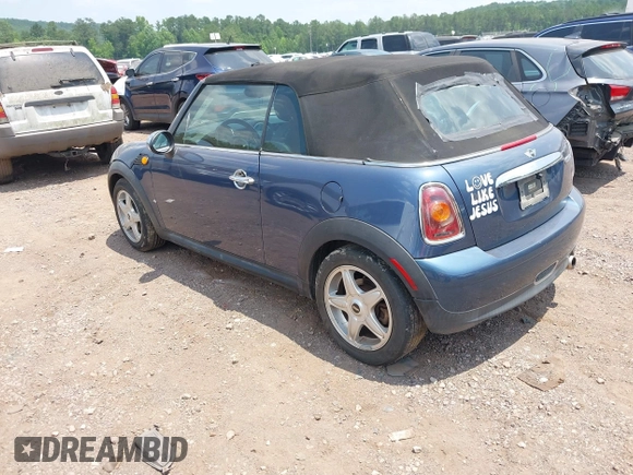2009 MINI Convertible с VIN WMWMR33569TJ93991, выставлен на аукционе IAAI как лот 42382783 с пробегом Не указан миль и . История ставок и продаж доступна на DreamBid. Изображение 3.