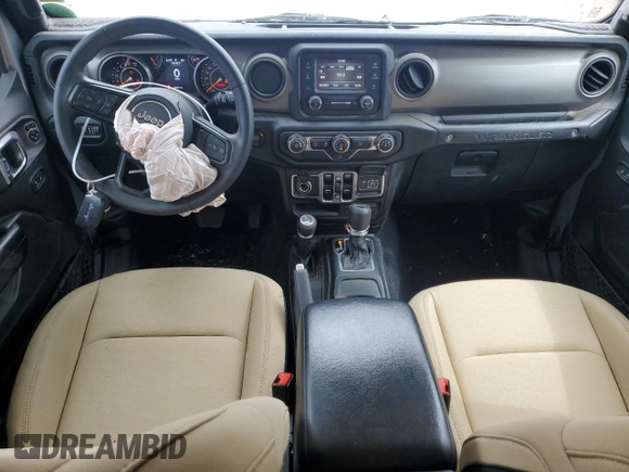 2018 Jeep Wrangler Unlimited Sport S с VIN 1C4HJXDG7JW138049, выставлен на аукционе Copart как лот 57168065 с пробегом 53 267 миль миль и Списание • Salvage title. История ставок и продаж доступна на DreamBid. Изображение 8.