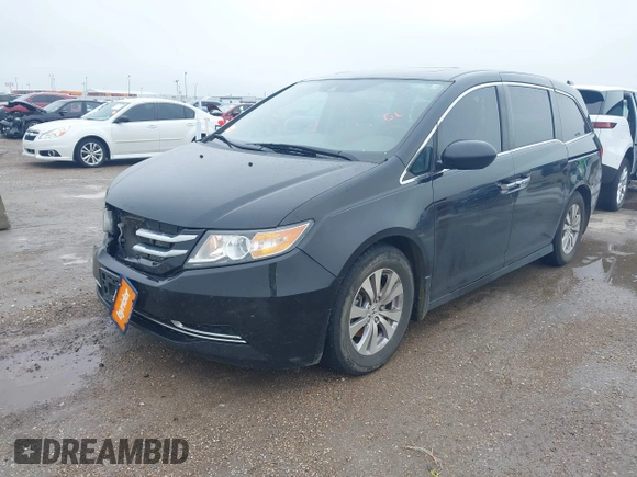 2014 Honda Odyssey EX-L with VIN 5FNRL5H64EB114709, listed as a IAAI auction lot 42131146 with 145,616 mi miles and . Bid and sale history available at DreamBid. Image 17.