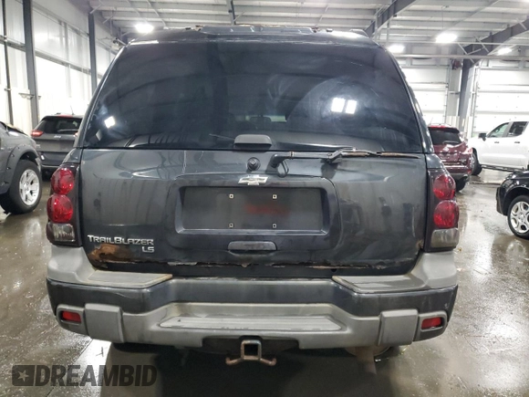 2006 Chevrolet TrailBlazer LS with VIN 1GNET16S566150873, listed as a Copart auction lot 76768404 with 281,391 mi miles and Salvage Title. Bid and sale history available at DreamBid. Image 6.