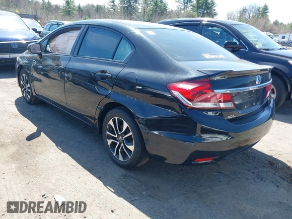 2015 Honda Civic EX with VIN 19XFB2F87FE256343, listed as a IAAI auction lot 42064764 with 133,437 mi miles and . Bid and sale history available at carsss.com. Image 3.