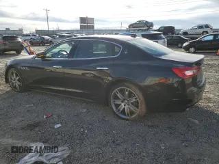 2018 Maserati Quattroporte S Q4 with VIN ZAM56YRAXJ1295100, listed as a Copart auction lot 42092804 with Not Provided miles. Bid and sale history available at carsss.com. Image 2.