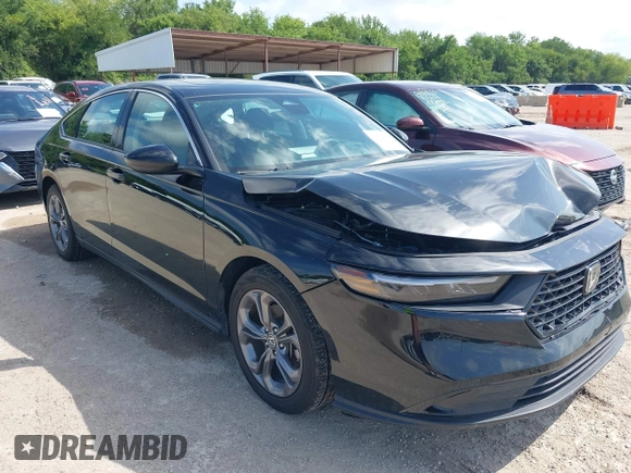 2024 Honda Accord EX with VIN 1HGCY1F30RA049205, listed as a IAAI auction lot 42714846 with 39,018 mi miles and . Bid and sale history available at DreamBid. Image 1.