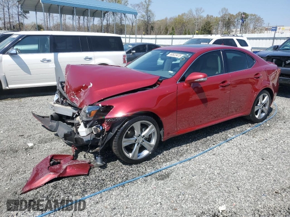 2012 Lexus IS 250 with VIN JTHBF5C28C5171750, listed as a Copart auction lot 50923475 with 109,491 mi miles and Salvage Title. Bid and sale history available at DreamBid. Image 1.