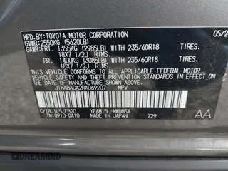 2024 Toyota bZ4X XLE z VIN JTMABACA2RA069207, wystawiony jako IAAI lot #41632667 z przebiegiem 7329 mil mil oraz . Historia ofert i sprzedaży dostępna na DreamBid. Obrazek 9.