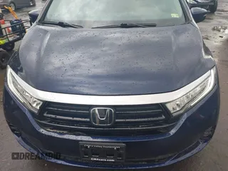 2021 Honda Odyssey EX with VIN 5FNRL6H55MB018776, listed as a IAAI auction lot 41485453 with 53,766 mi miles and . Bid and sale history available at DreamBid. Image 12.
