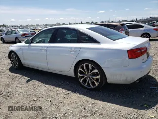2014 Audi A6 Premium Plus with VIN WAUFGAFC3EN116300, listed as a Copart auction lot 56911945 with 142,399 mi miles and Salvage title. Bid and sale history available at DreamBid. Image 2.