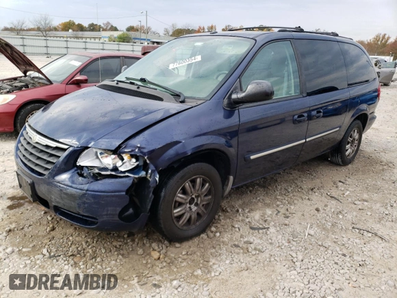 2006 Chrysler Town & Country LWB Touring with VIN 2A8GP54L36R651562, listed as a Copart auction lot 77600354 with 218,076 mi miles and Non Repairable. Bid and sale history available at carsss.com. Image 1.