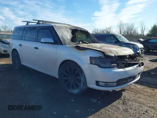 2015 Ford Flex Limited w/EcoBoost with VIN 2FMHK6DT6FBA15769, listed as a IAAI auction lot 41440849 with 1 mi miles. Bid and sale history available at carsss.com. Image 1.