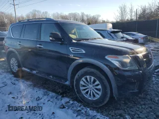 2018 Nissan Armada SV with VIN JN8AY2ND8J9051980, listed as a Copart auction lot 88018675 with 115,068 mi miles and Salvage Title. Bid and sale history available at carsss.com. Image 4.