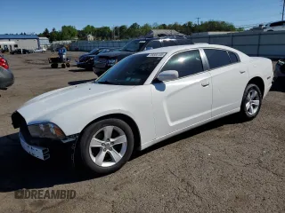 2014 Dodge Charger SE with VIN 2C3CDXBG9EH268119, listed as a Copart auction lot 55650705 with 185,024 mi miles and Salvage Title. Bid and sale history available at DreamBid. Image 1.
