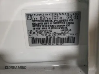 2017 Nissan Sentra SR with VIN 3N1AB7AP4HY221429, listed as a Copart auction lot 47360555 with 42,369 mi miles and Salvage Title. Bid and sale history available at DreamBid. Image 13.