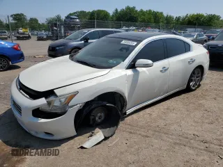 2011 Nissan Maxima SV z VIN 1N4AA5AP2BC848575, wystawiony jako Copart lot #59306285 z przebiegiem 120 026 mil mil oraz Szkoda całkowita • Salvage title. Historia ofert i sprzedaży dostępna na DreamBid. Obrazek 1.