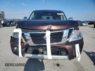 2018 Nissan Armada SV with VIN JN8AY2ND8J9054605, listed as a Copart auction lot 86407704 with 0 mi miles and Salvage Title. Bid and sale history available at carsss.com. Image 5.