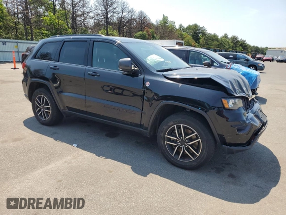 2021 Jeep Grand Cherokee Trailhawk with VIN 1C4RJFLG2MC716905, listed as a Copart auction lot 58635574 with 0 mi miles and Salvage Title. Bid and sale history available at carsss.com. Image 4.
