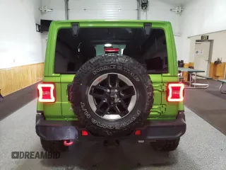 2018 Jeep Wrangler Unlimited Rubicon with VIN 1C4HJXFN3JW245997, listed as a Copart auction lot 52200725 with 101,739 mi miles and Clean title. Bid and sale history available at DreamBid. Image 6.