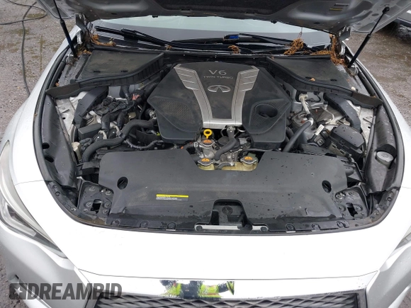 2017 Infiniti Q60 Sport with VIN JN1EV7EKXHM361561, listed as a IAAI auction lot 42247018 with 49,896 mi miles and . Bid and sale history available at DreamBid. Image 10.
