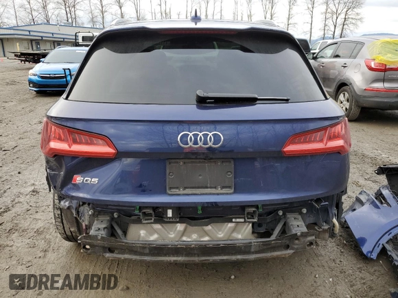 2018 Audi SQ5 Prestige with VIN WA1C4AFYXJ2060419, listed as a Copart auction lot 41113694 with 86,848 mi miles and . Bid and sale history available at DreamBid. Image 6.