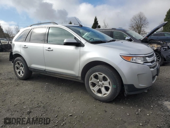 2013 Ford Edge SEL with VIN 2FMDK3JC3DBE07722, listed as a Copart auction lot 46299115 with 68,145 mi miles and Salvage Title. Bid and sale history available at carsss.com. Image 4.