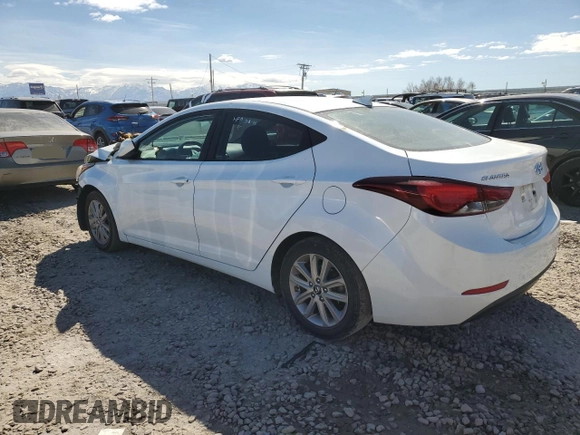 2016 Hyundai Elantra SE with VIN 5NPDH4AE9GH769900, listed as a Copart auction lot 50271295 with 107,629 mi miles and Salvage title. Bid and sale history available at DreamBid. Image 2.