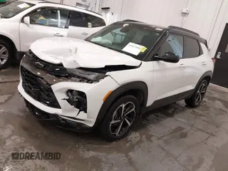 2023 Chevrolet TrailBlazer RS with VIN KL79MTSL1PB114699, listed as a IAAI auction lot 41847894 with 21,284 mi miles and . Bid and sale history available at DreamBid. Image 21.