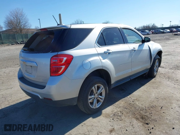 2017 Chevrolet Equinox LS with VIN 2GNALBEK8H1544612, listed as a IAAI auction lot 41717278 with 184,574 mi miles and . Bid and sale history available at carsss.com. Image 4.