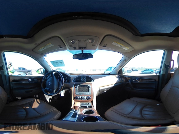 2014 Buick Enclave Leather with VIN 5GAKRBKD6EJ329850, listed as a IAAI auction lot 41851778 with 141,683 mi miles and . Bid and sale history available at DreamBid. Image 20.