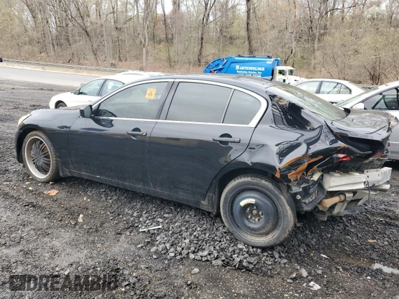 2012 Infiniti G25 x z VIN JN1DV6AR8CM861056, wystawiony jako Copart lot #51791045 z przebiegiem Nie podano mil oraz Szkoda całkowita • Salvage title. Historia ofert i sprzedaży dostępna na DreamBid. Obrazek 2.