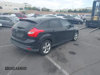 2013 Ford Focus SE with VIN 1FADP3K2XDL296376, listed as a IAAI auction lot 41885580 with 89,615 mi miles. Bid and sale history available at carsss.com. Image 4.