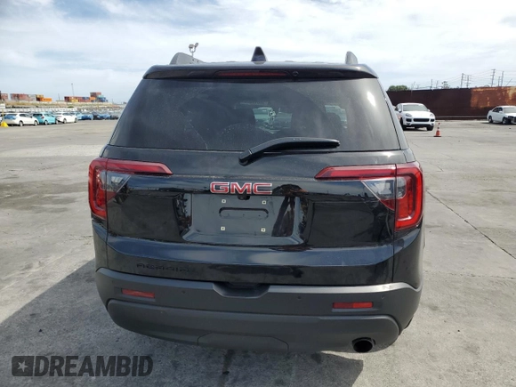 2021 GMC Acadia SLE with VIN 1GKKNKLAXMZ166350, listed as a Copart auction lot 56819585 with 35,668 mi miles and Salvage title. Bid and sale history available at DreamBid. Image 6.