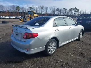 2009 Toyota Corolla with VIN 2T1BU40E19C177059, listed as a IAAI auction lot 41831891 with 999,999 mi miles. Bid and sale history available at carsss.com. Image 4.