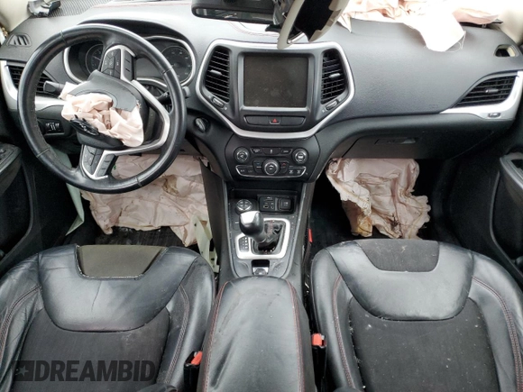 2014 Jeep Cherokee Trailhawk with VIN 1C4PJMBS6EW310871, listed as a Copart auction lot 49439665 with 0 mi miles and Salvage Title. Bid and sale history available at carsss.com. Image 8.