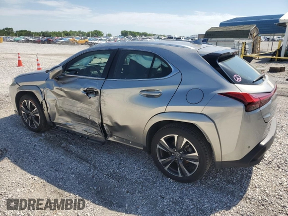 2022 Lexus UX 250h with VIN JTHP9JBH8N2060065, listed as a Copart auction lot 58173725 with 50,990 mi miles and Salvage title. Bid and sale history available at DreamBid. Image 2.