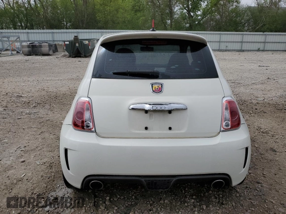 2013 FIAT 500 Abarth with VIN 3C3CFFFH4DT623100, listed as a Copart auction lot 56852725 with 109,387 mi miles and Non repairable. Bid and sale history available at DreamBid. Image 6.
