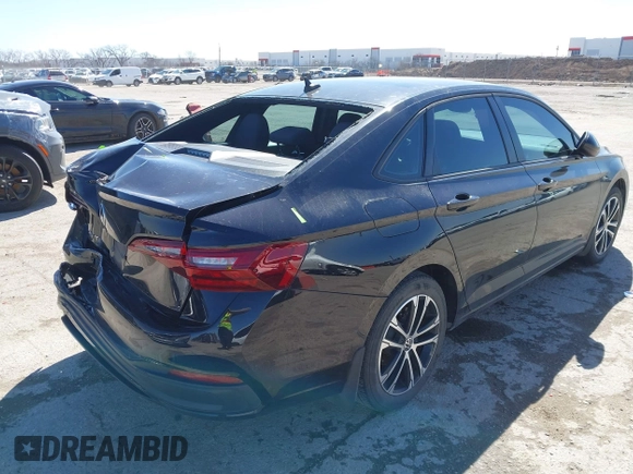 2022 Volkswagen Jetta Sport with VIN 3VWBM7BU5NM025886, listed as a IAAI auction lot 41711819 with 54,945 mi miles and . Bid and sale history available at DreamBid. Image 4.