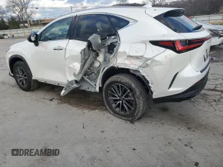 2025 Lexus NX with VIN JTJGGCEZ4S2019366, listed as a Copart auction lot 83571894 with 2,336 mi miles and Salvage Title. Bid and sale history available at carsss.com. Image 2.