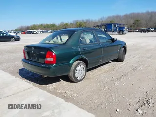 2001 Mazda Protege LX with VIN JM1BJ225310404647, listed as a IAAI auction lot 41480466 with 115,606 mi miles and . Bid and sale history available at carsss.com. Image 4.