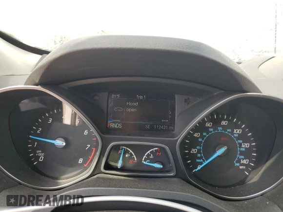 2015 Ford Escape Titanium with VIN 1FMCU0J96FUA49019, listed as a Copart auction lot 52481905 with 112,421 mi miles and Salvage Title. Bid and sale history available at carsss.com. Image 9.