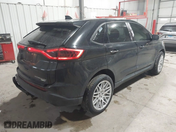 2017 Ford Edge Titanium with VIN 2FMPK4K96HBC47993, listed as a IAAI auction lot 41391418 with 132,532 mi miles. Bid and sale history available at carsss.com. Image 4.